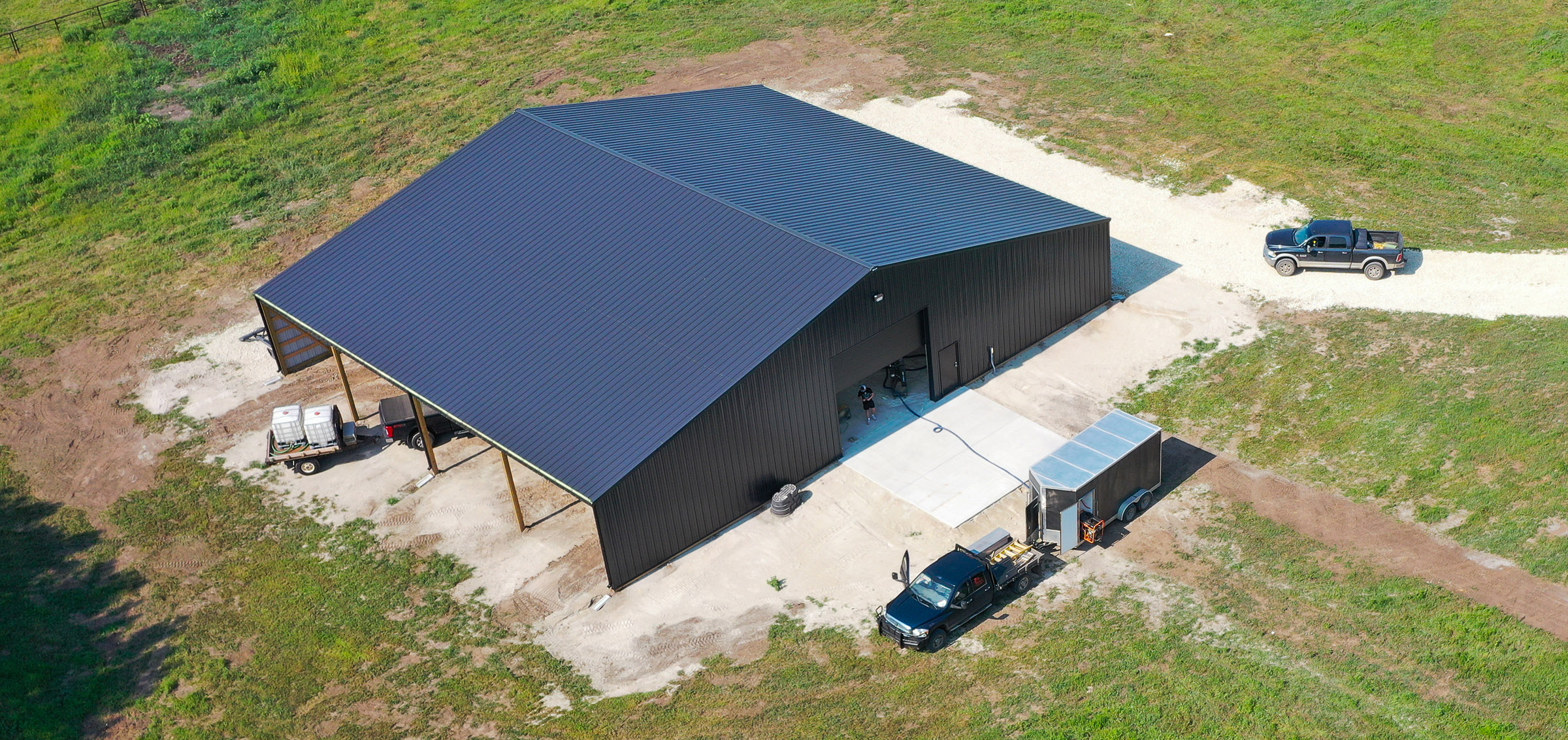 Agricultural Pole Barn Machine Shed